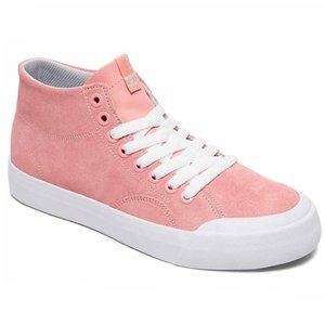 DC Evan HI Zero SE Pink Suede Shoes Sneakers 10